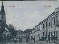 Duga Street with saving bank and church of st. Spiridon, photo taken in 1912